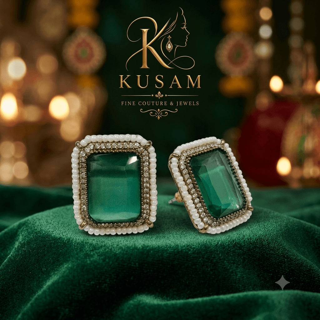 Zara Pearl Stud Earrings thumbnail 2